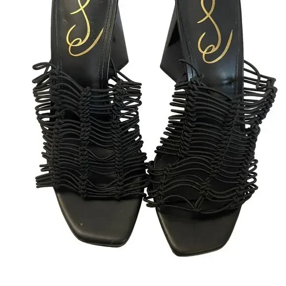 Sam Edelman Black Laurette Block Heel Mules - Picture 6 of 10